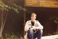 Laura, age 26 , Kejimkujik National Park, 1985